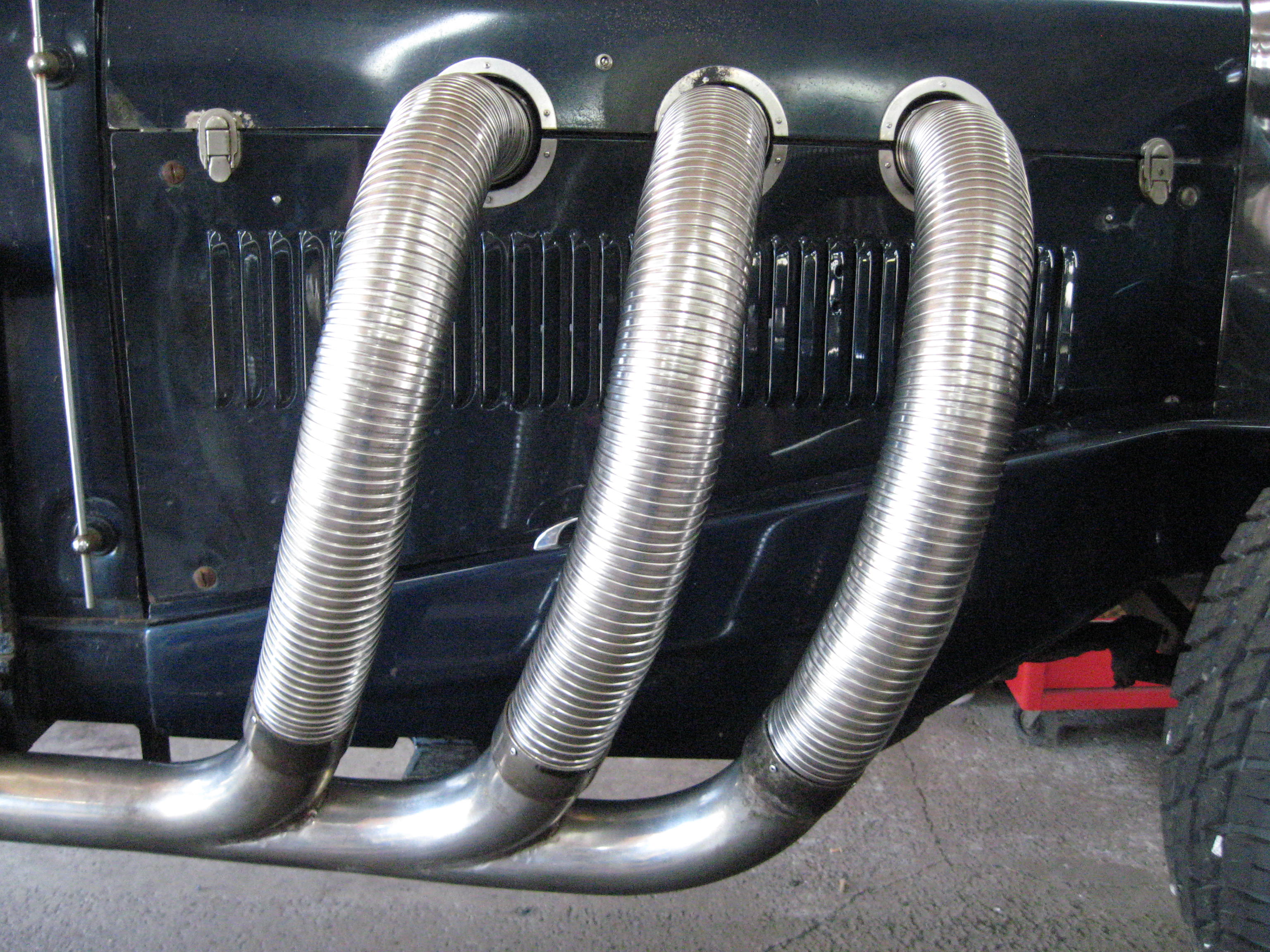 Automotive Exhaust Specialists work